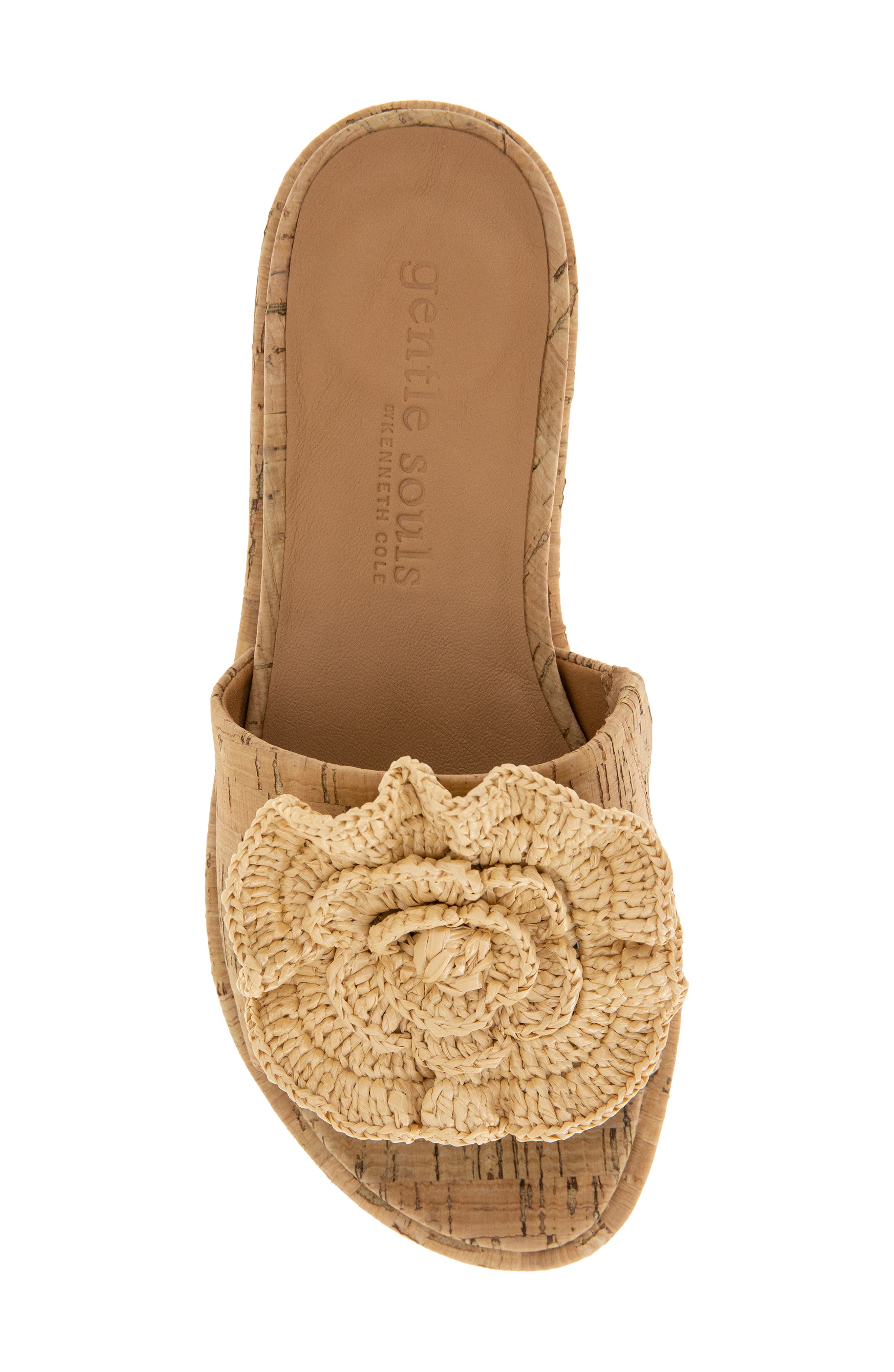 Gentle Souls Lucy Slide Sandal, Alternate, color, Natural Cork