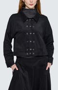 LUUKAA Umbra Cropped Structured Jacket