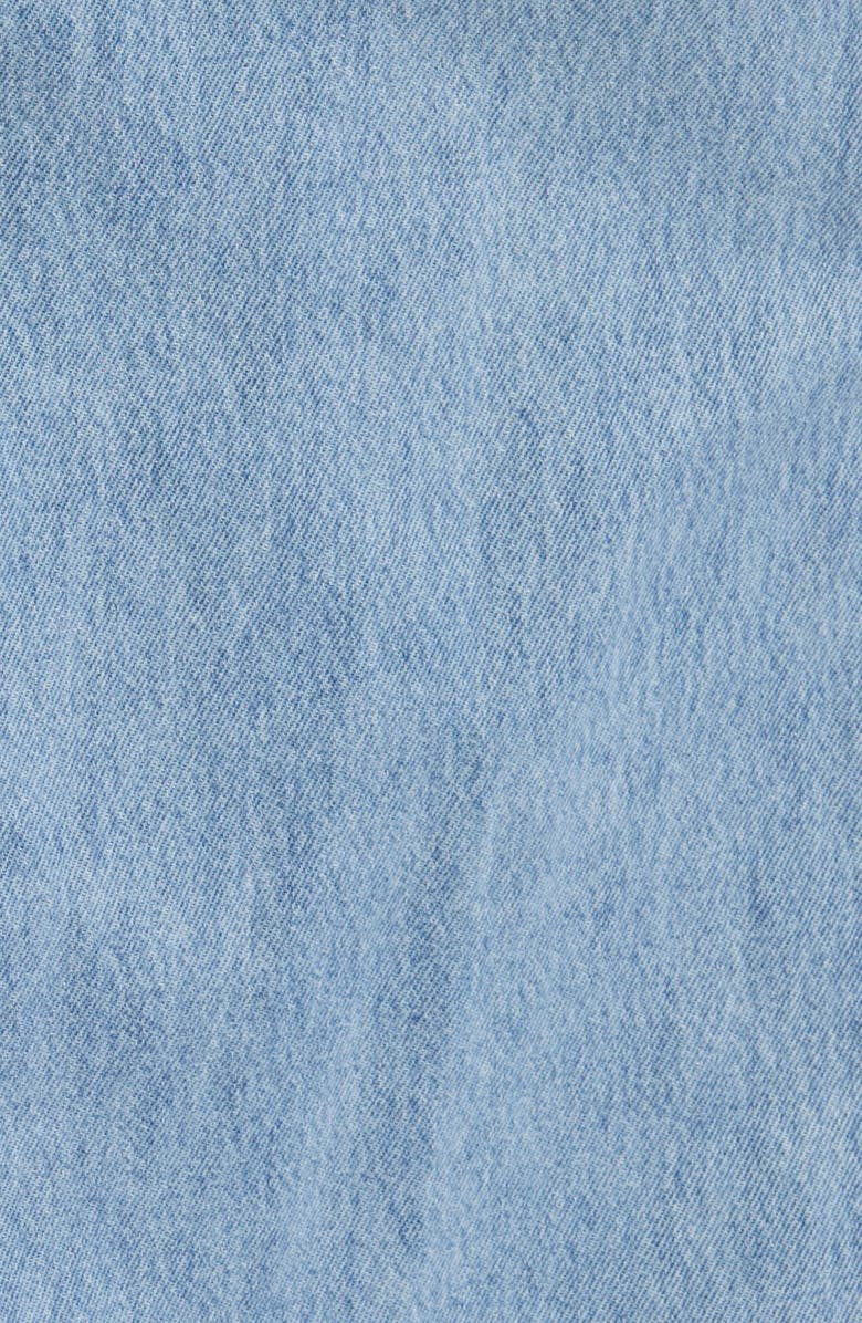 HIDDEN JEANS Heavy Distressed High-Low Hem Denim Skirt, Alternate, color, 