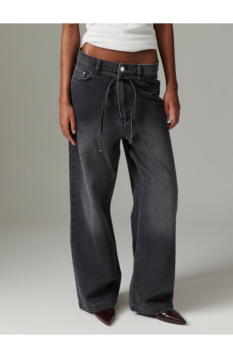 DAY Birger et Mikkelsen Elijah Denim Straight Leg Jeans, Main, color, Black