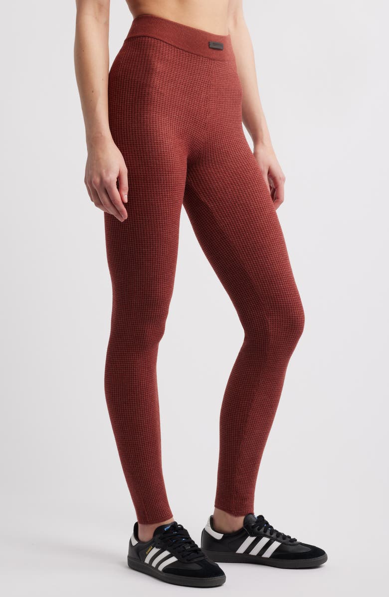 Fear of God Essentials Waffle Knit Leggings, Alternate, color, 