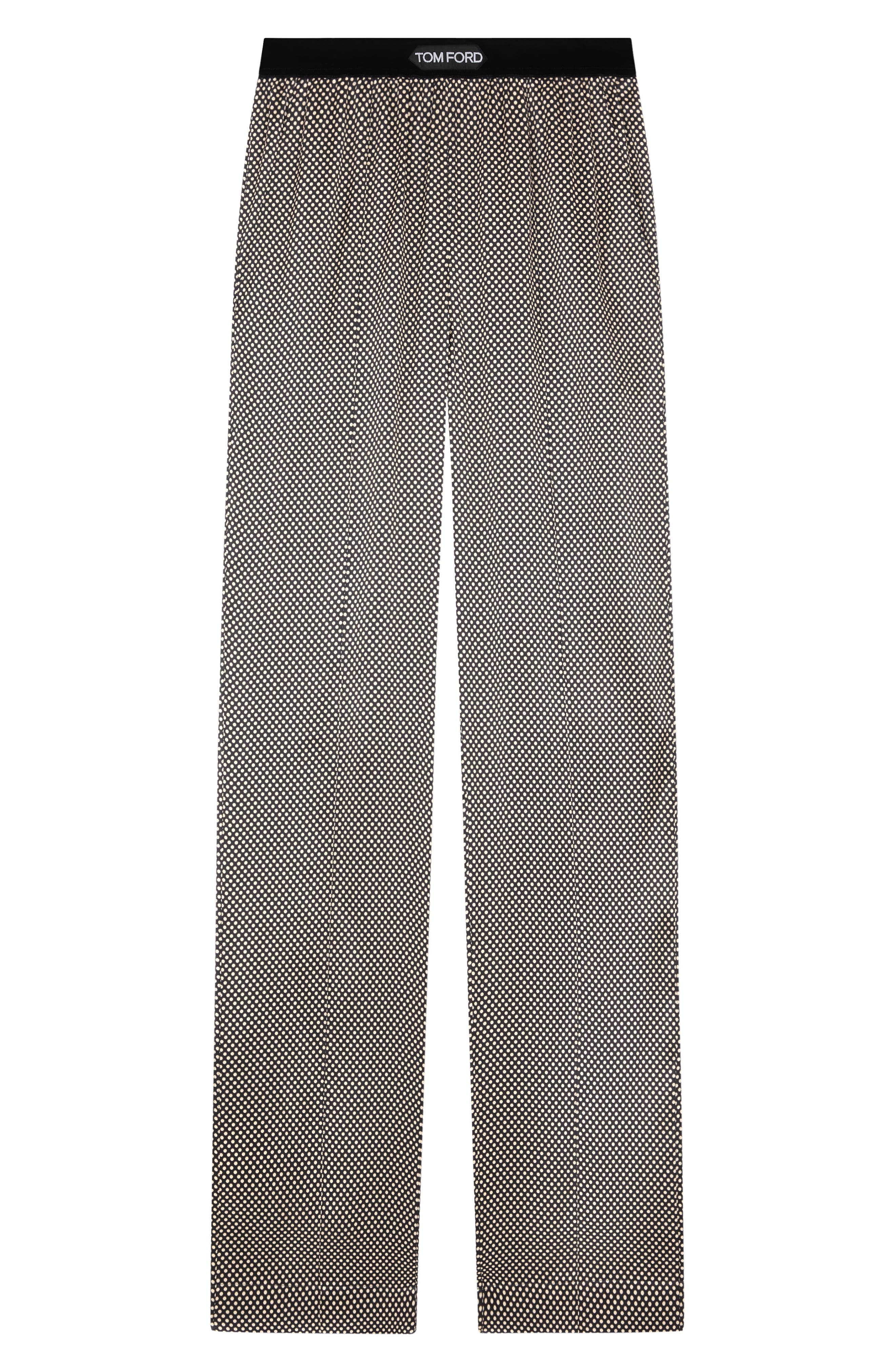 Relaxed Fit Stretch Silk Satin Pants