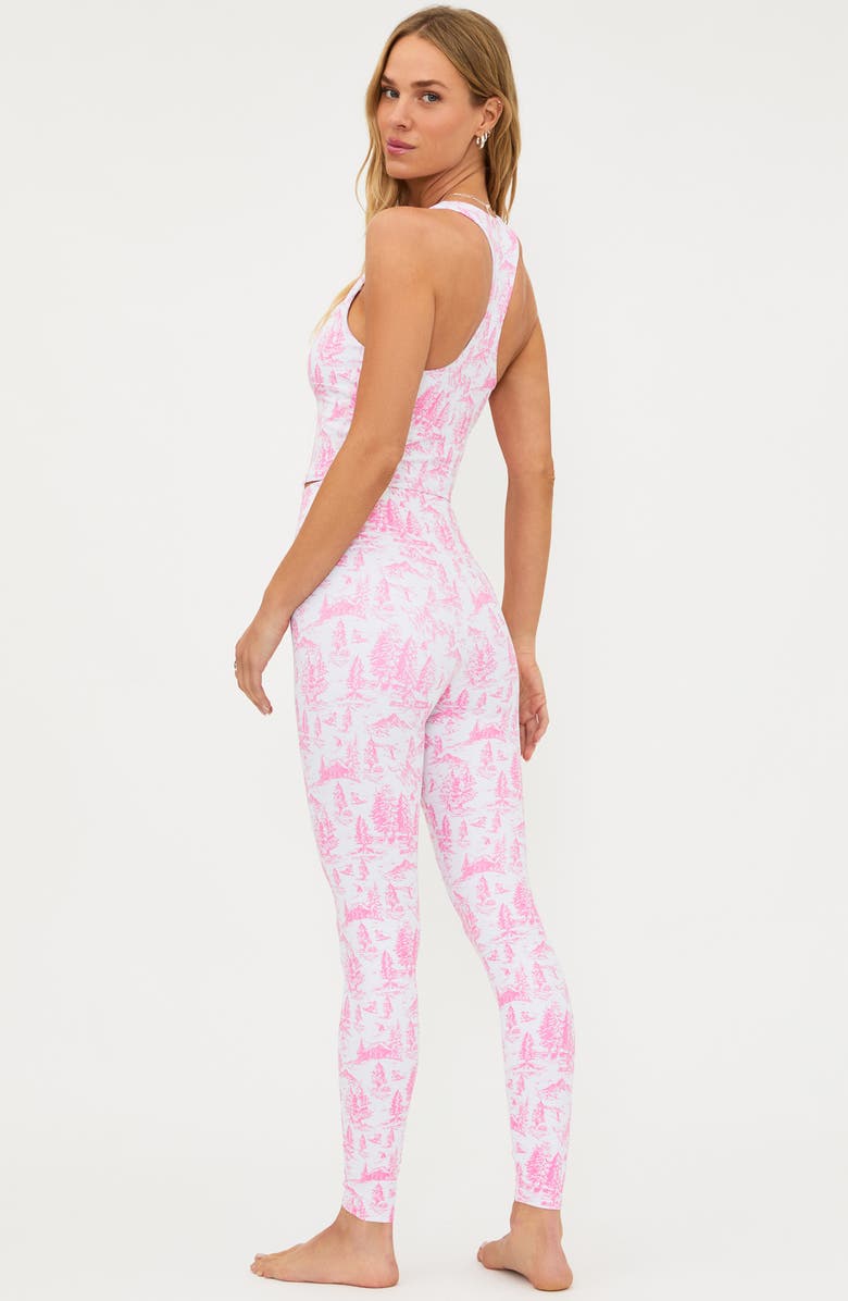Beach Riot Piper Print Leggings, Alternate, color, Powder Pink