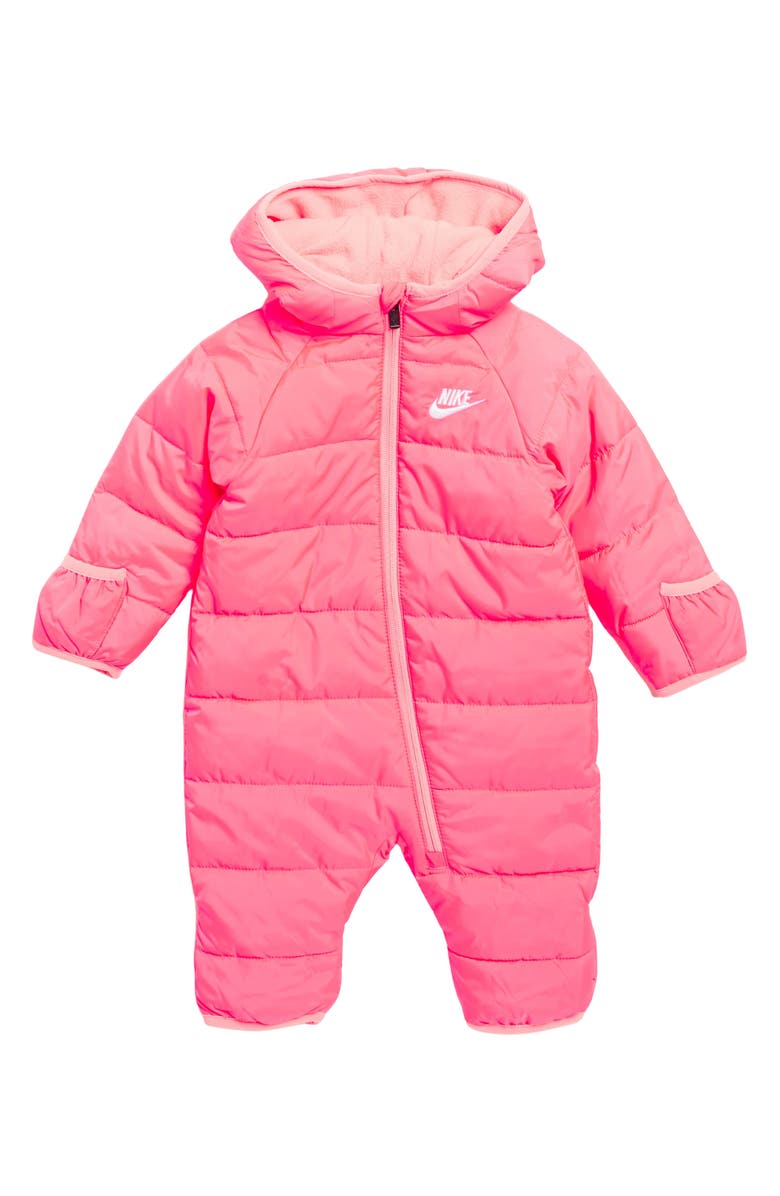 Nike Cire Hooded Puffer Pram, Main, color, Pink