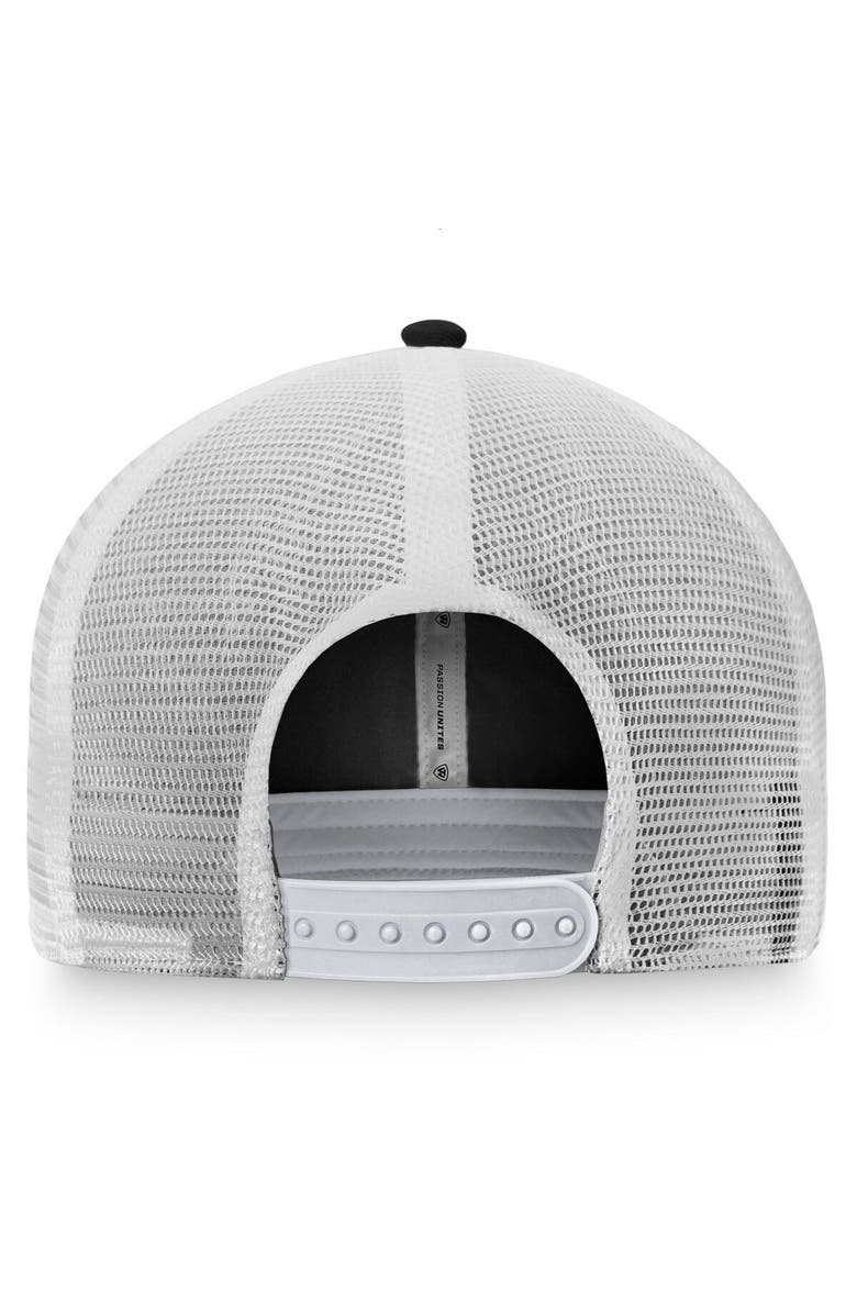 TOP OF THE WORLD Men's Top of the World Black/White Clemson Tigers Stockpile Trucker Snapback Hat, Alternate, color, Black