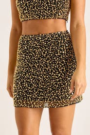 NASTY GAL Stud Embellished Mini Skirt