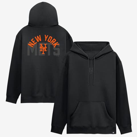 Men's Fanatics New York Mets Black Out Fleece Hoodie