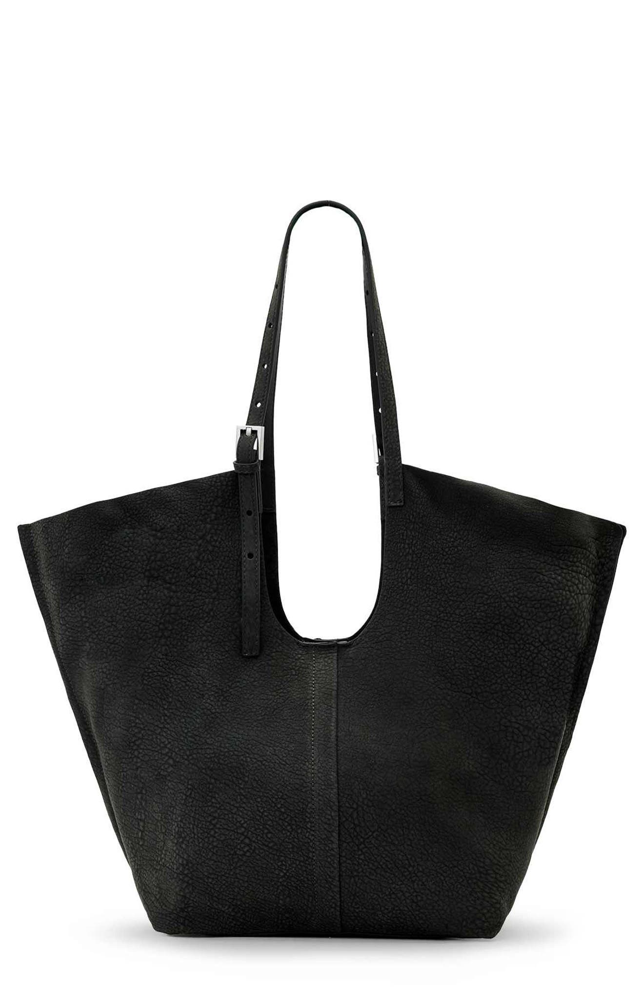 AllSaints Ara Tote Bag, Main, color, Meteorite Grey