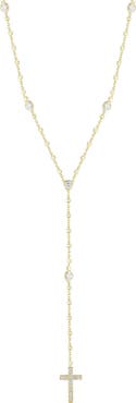 SPHERA MILANO Cubic Zirconia Rosary Y-Necklace