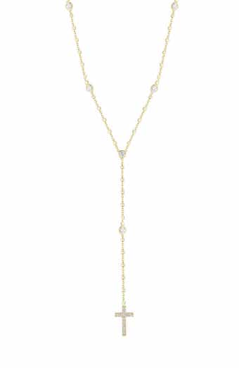SPHERA MILANO Cubic Zirconia Rosary Y-Necklace