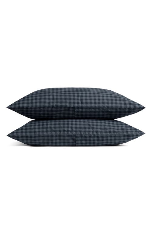 Parachute Brushed Cotton Pillowcase Set In Blue