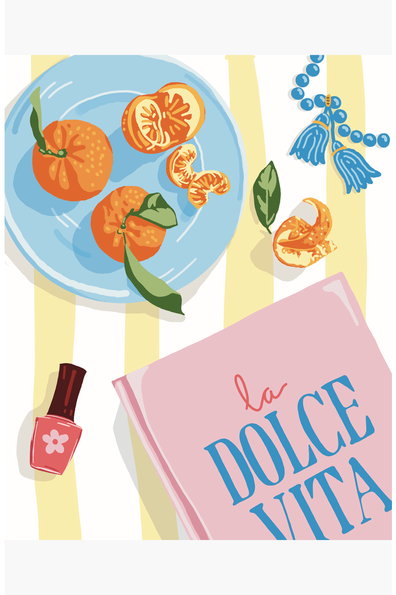 La Dolce Vita Paint by Numbers Kit, Alternate, color, Multicolor