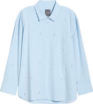Lysse Skye Crystal Embellished Button-Up Shirt