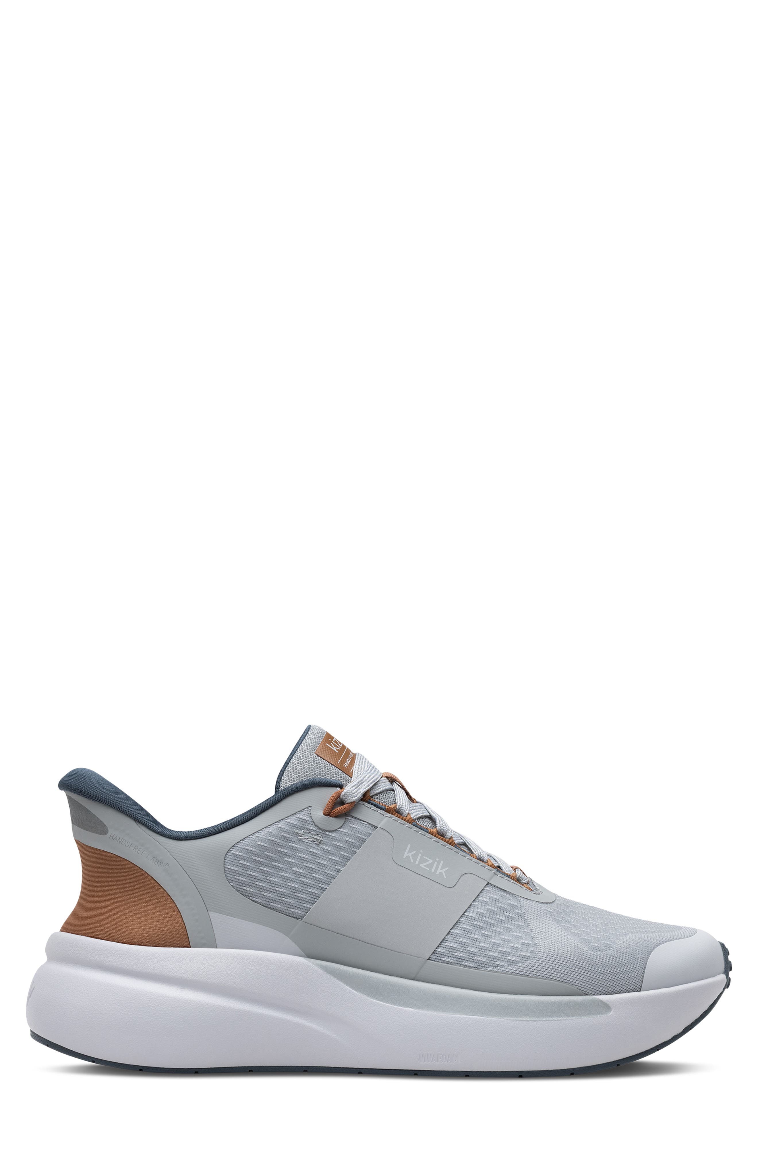Kizik Freedom Run Hands Free Sneaker, Alternate, color, Harbor Mist/ Hazel
