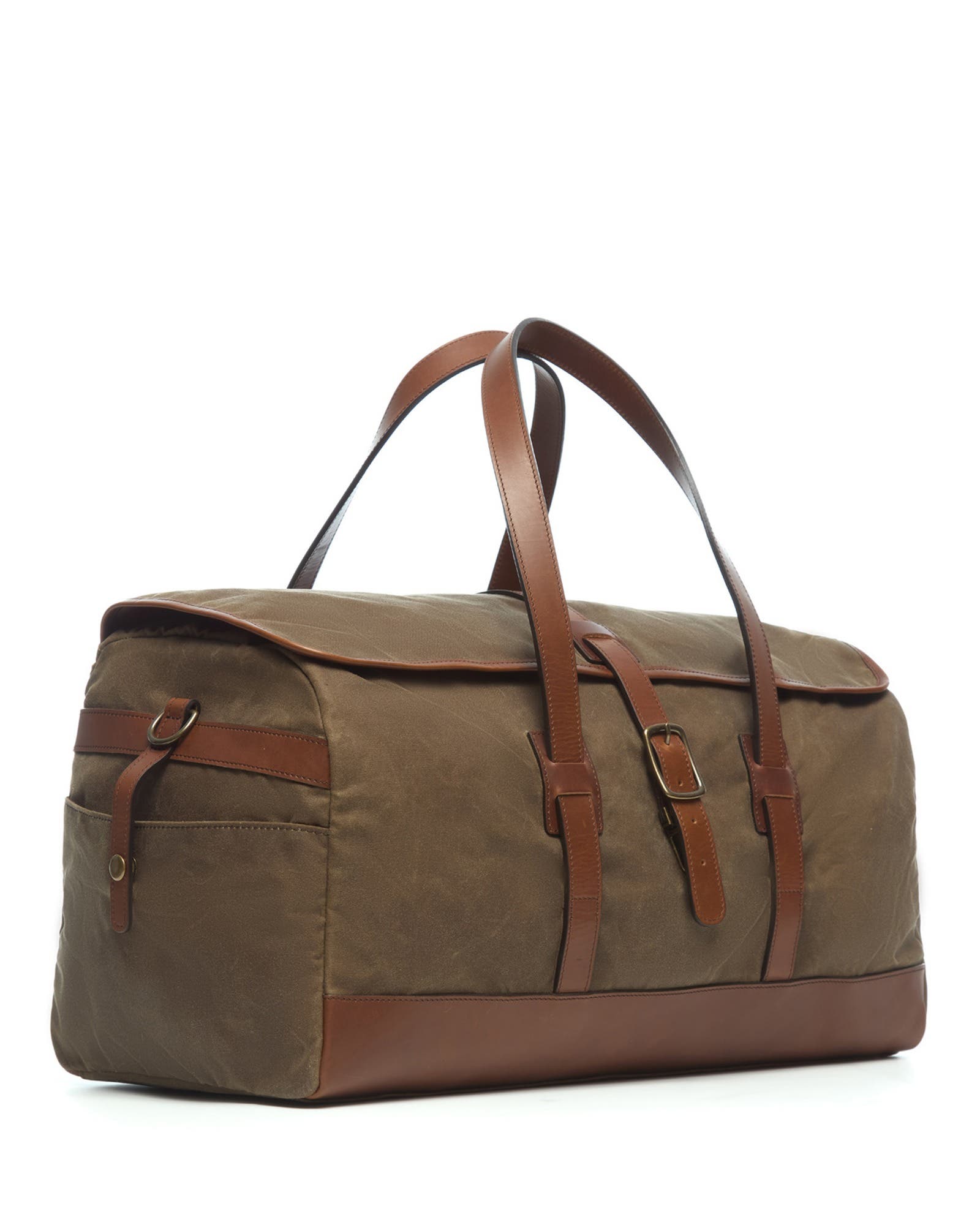 Flynn 20" Waxed Canvas Weekender, Alternate, color, Olive