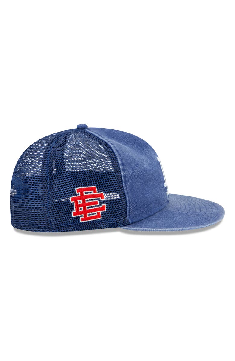 New Era Eric Emanuel x New Era LS 9FIFTY Los Angeles Dodgers Trucker Hat, Alternate, color, 