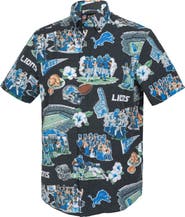 Reyn Spooner Men's Reyn Spooner Black Detroit Lions Scenic Button-Down Shirt