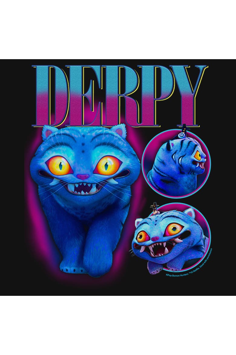 Girls' Supernatural Derpy T-Shirt, Alternate, color, Black
