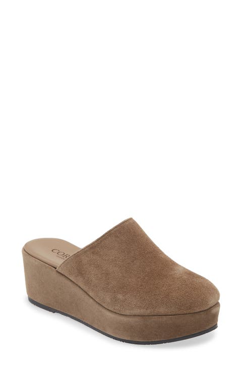 Camryn Platform Wedge Mule (Women)