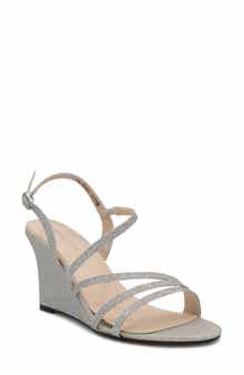 Phyllis Shimmer Wedge Sandal