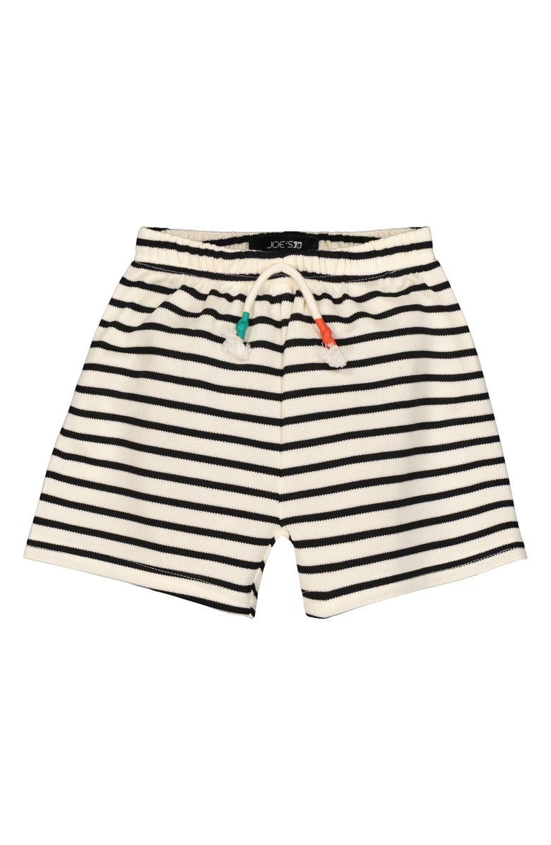 Joe's Jeans Kids' Stripe Shirt & Shorts Set, Alternate, color, Off White