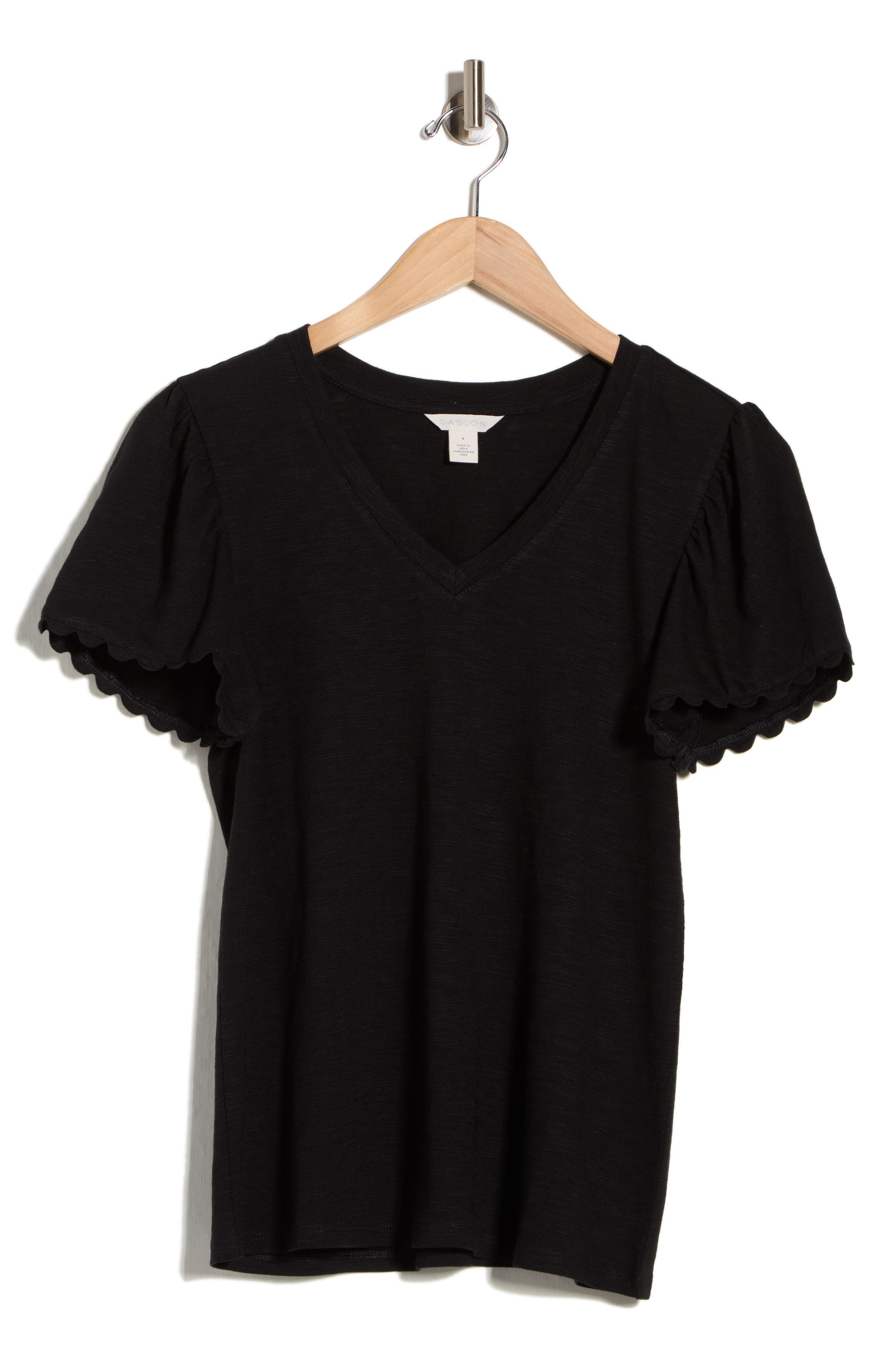 Caslon® Scallop Trim T-Shirt