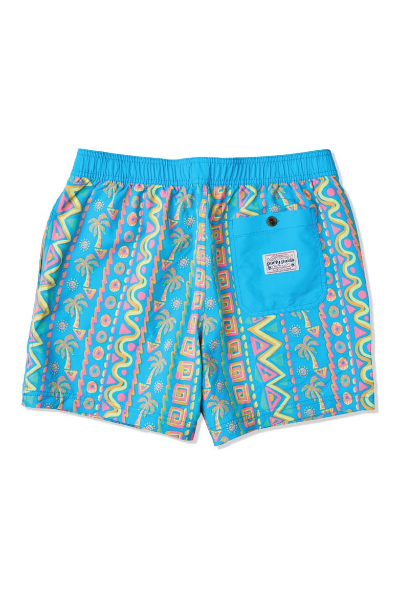 Festival 5-Inch Starter Swim Trunks, Alternate, color, CYAN