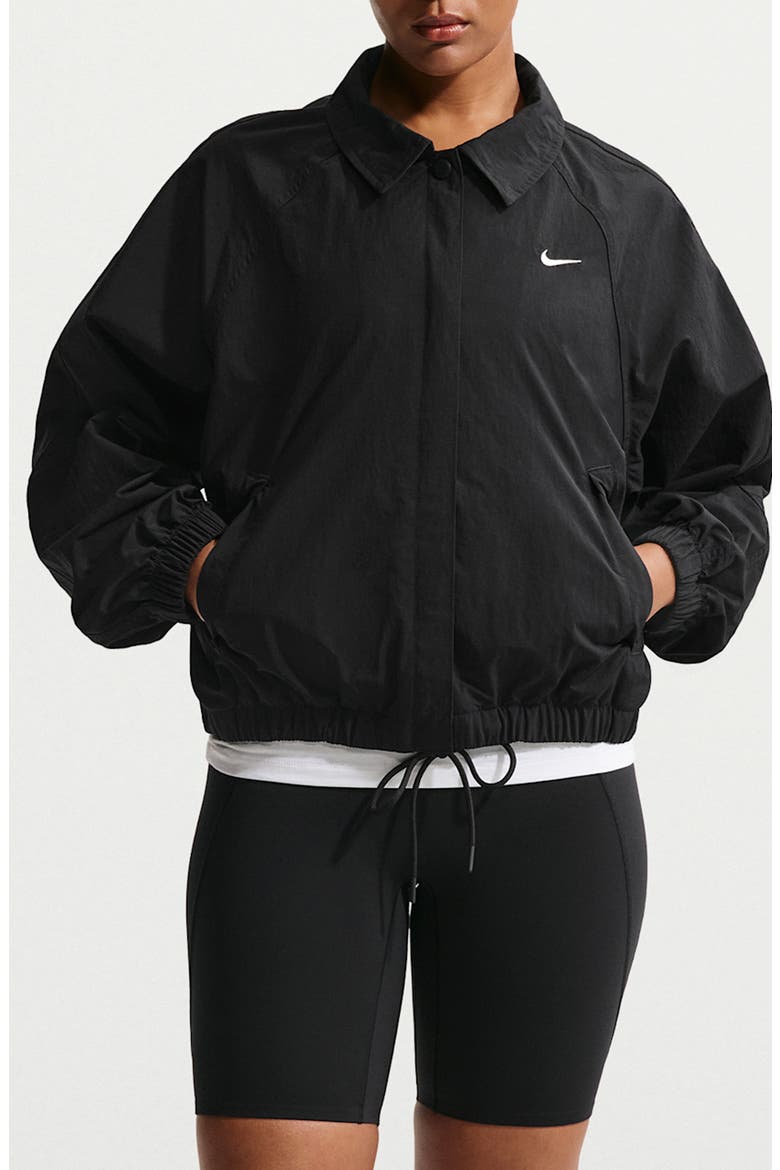Sportswear Coach's Jacket, Main, color, 010 BLACK/SAIL