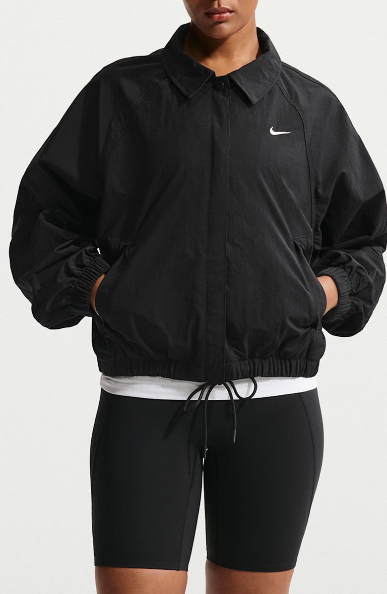 Nike Sportswear Coach's Jacket, Main, color, Black/ Sail