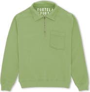 Fortela Cotton Zip-Up Sweatshirt