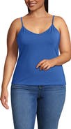 Lands' End Plus Size Cooling V-neck Camisole