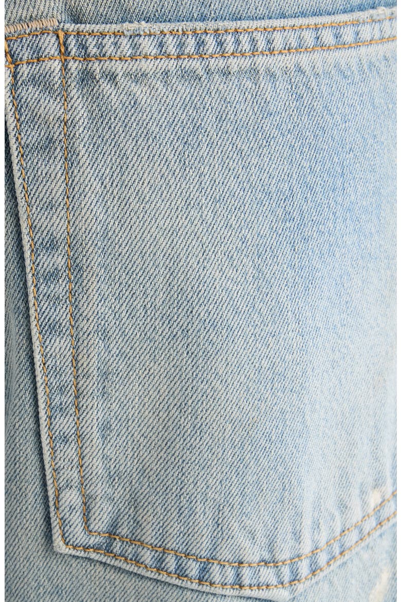 2021F Trafalgar Paint Splatter Flare Jeans, Alternate, color, LIGHT BLUE