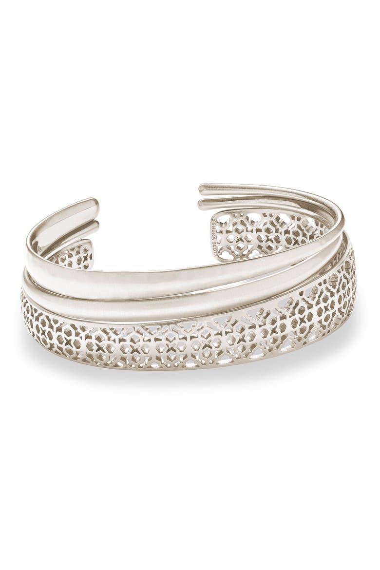 Tiana Cuff Set, Main, color, SILVER FILIGREE