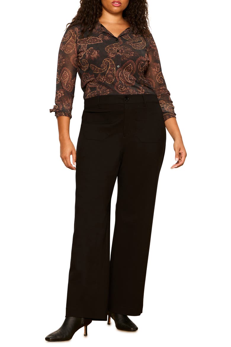 Fitted Mesh Button-Up Shirt, Alternate, color, COCOA BROWN PAISLEY