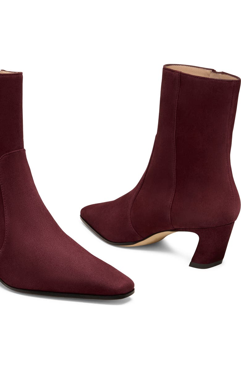 Stuart Weitzman Stassi Zip Bootie 50, Alternate, color, Boysenberry