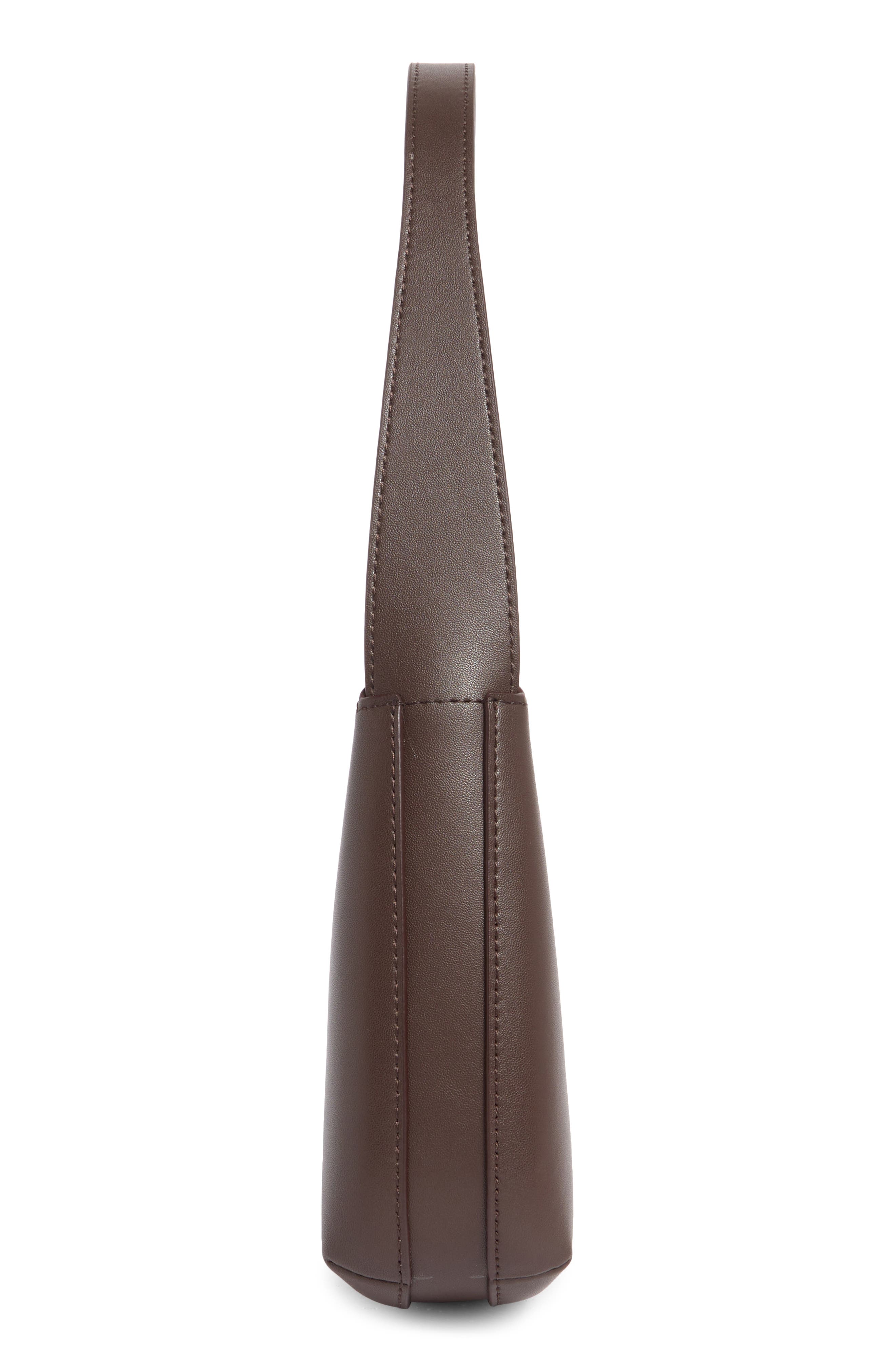 Febe Leather Shoulder Bag, Alternate, color, CIOCCOLATO