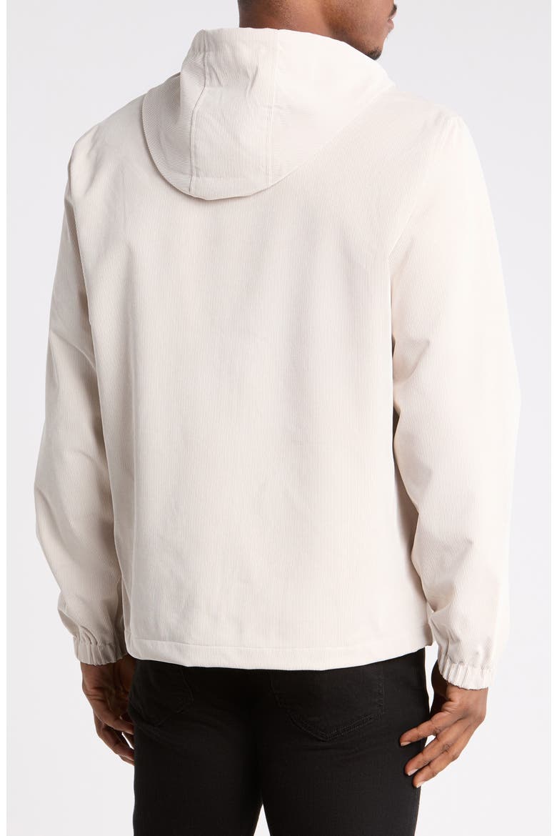 Corduroy Full Zip Hooded Jacket, Alternate, color, STONE