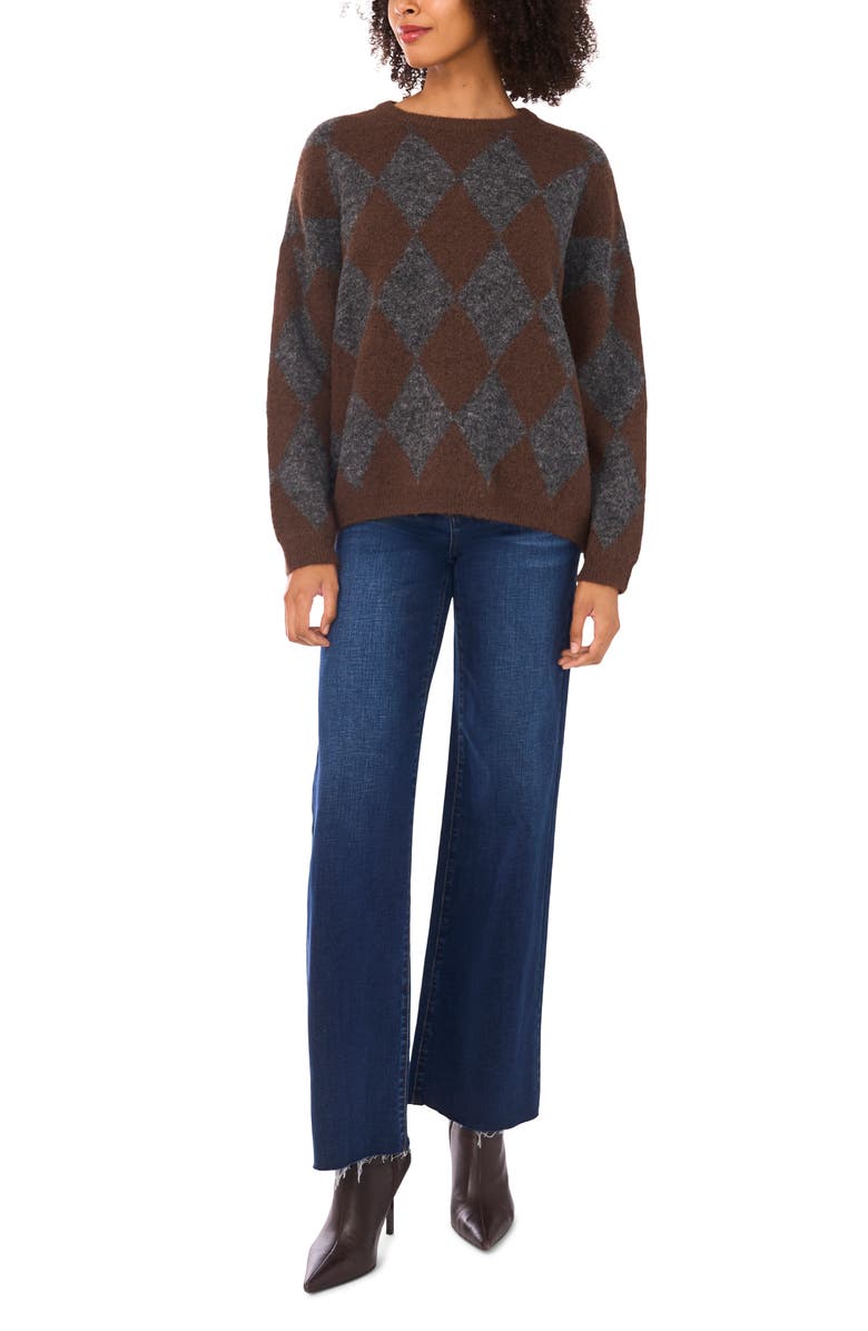 Halogen<sup>®</sup> Pullover Sweater, Alternate, color, Hot Fudge