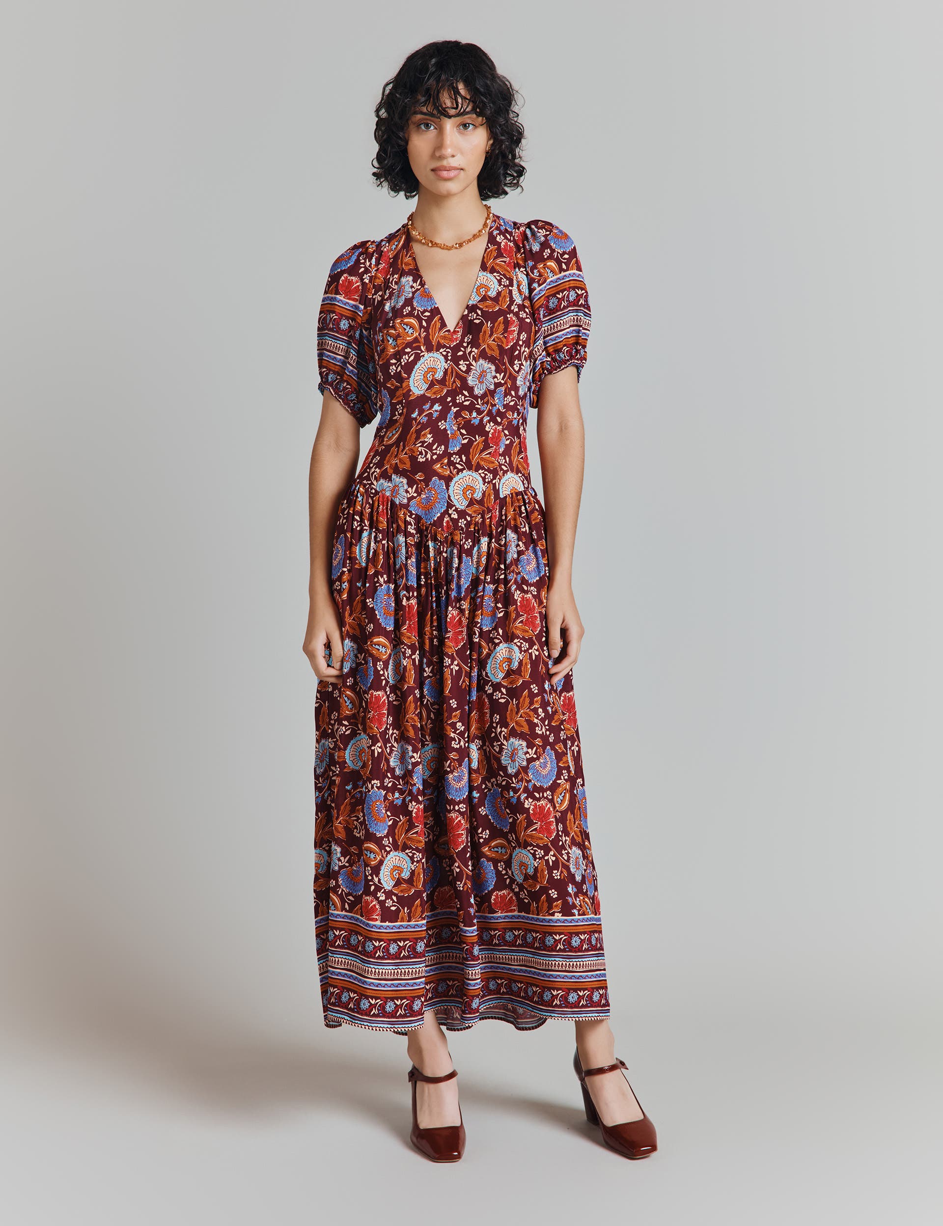 Burgundy Floral