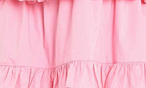 ENGLISH FACTORY ENGLISH FACTORY SMOCKED BALLOON SLEEVE COTTON MINIDRESS
