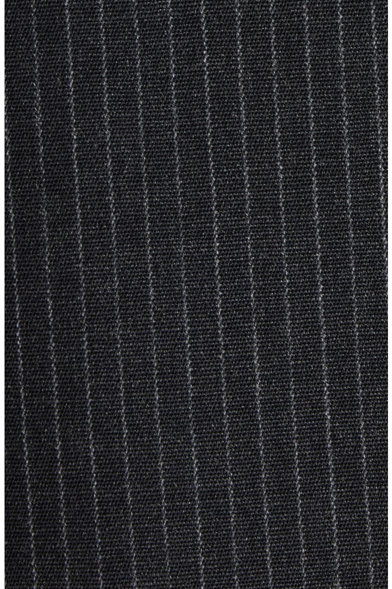 Pinstripe Relaxed Fit Blazer, Alternate, color, ANTHRACITE GREY