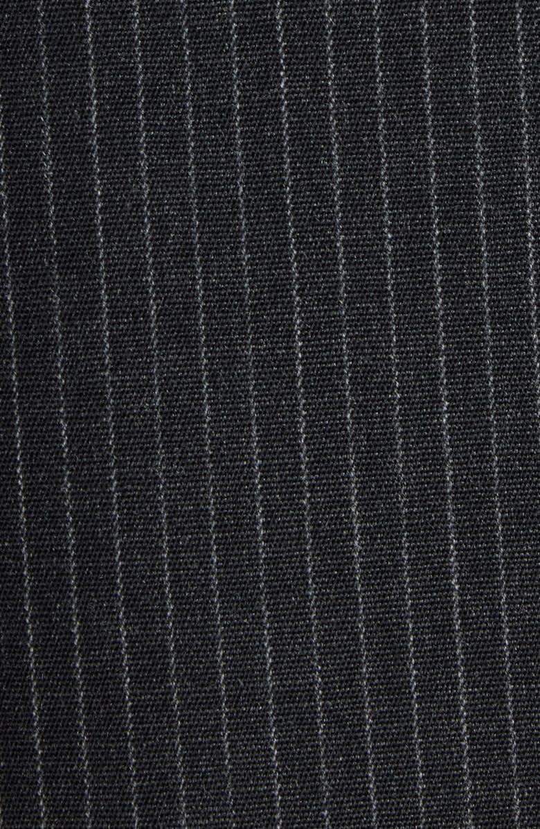 Acne Studios Pinstripe Relaxed Fit Blazer, Alternate, color, Anthracite Grey