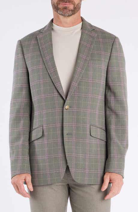 SAVILE ROW CO Windowpane Sport Coat