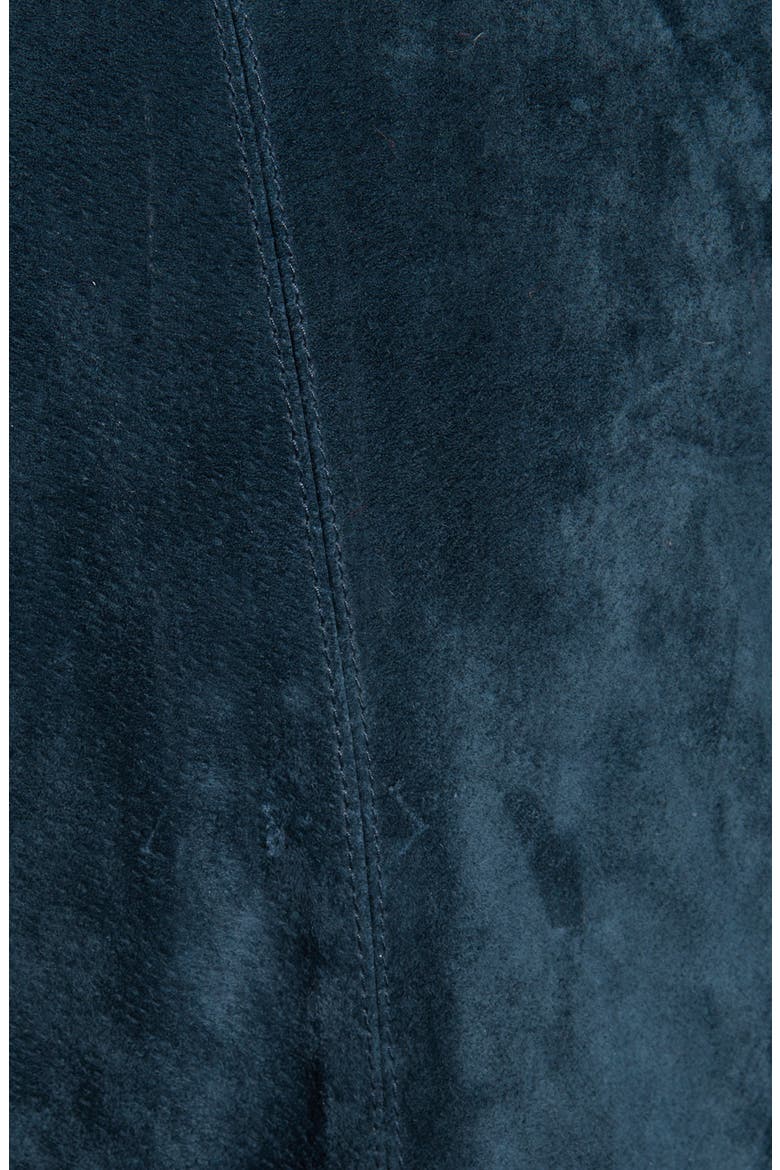 Suede Moto Jacket, Alternate, color, GALACTIC TEAL