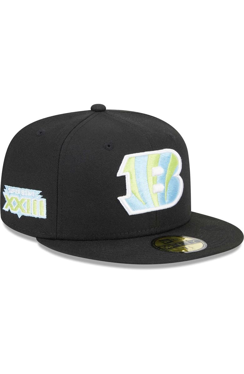 New Era Men's New Era Black Cincinnati Bengals Multi 59FIFTY Fitted Hat, Alternate, color, 