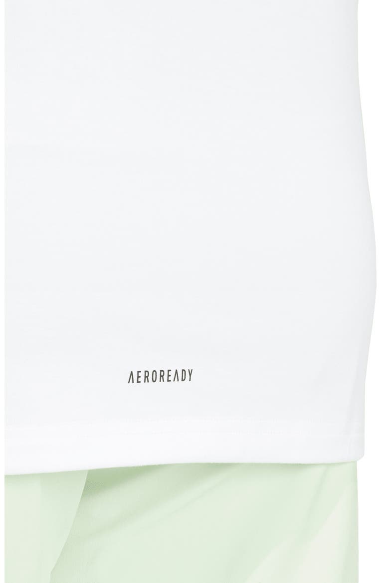 AEROREADY Performance T-Shirt, Alternate, color, WHITE