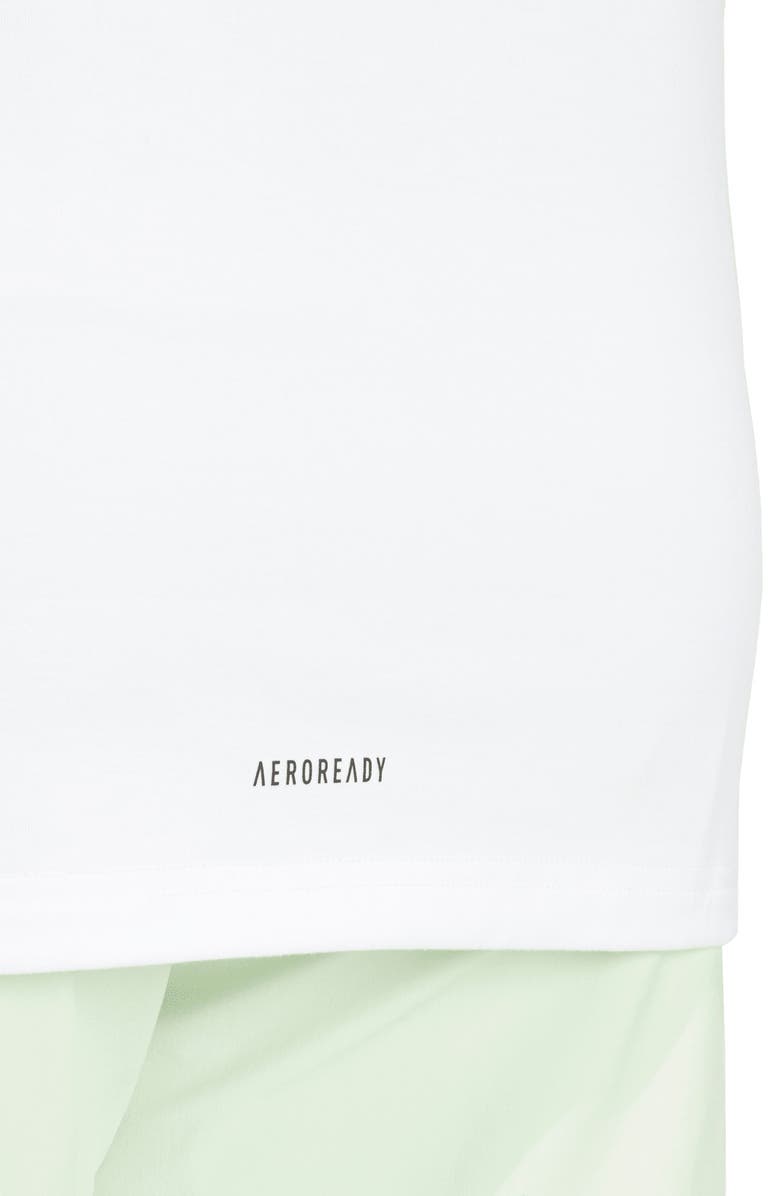 adidas AEROREADY Performance T-Shirt, Alternate, color, White