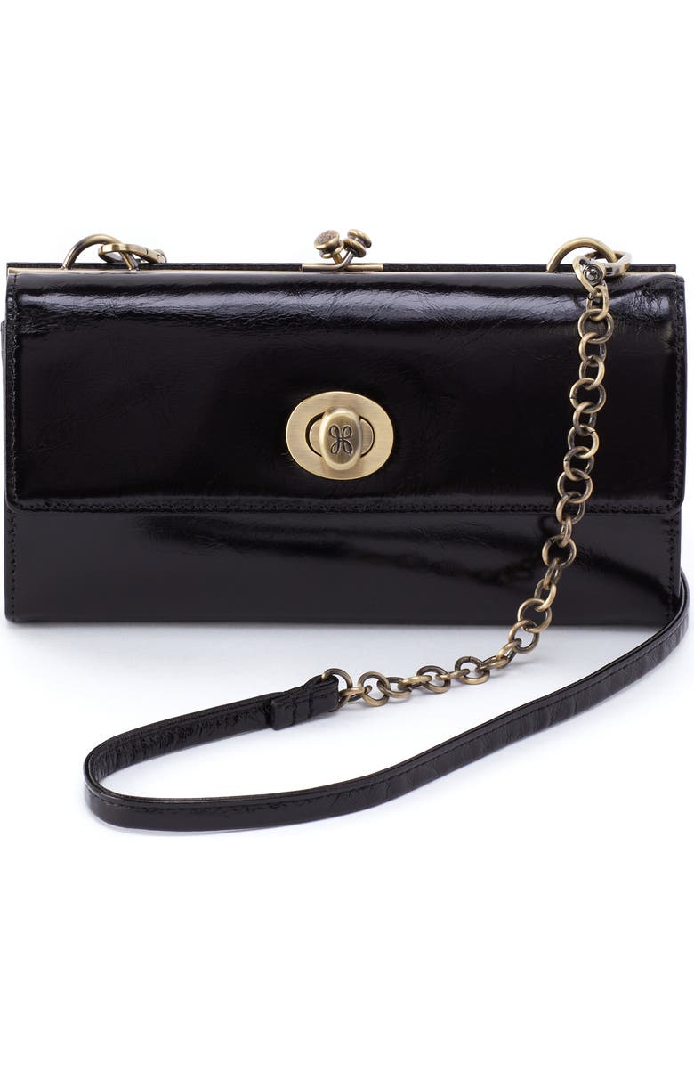 HOBO Mila Leather Wallet on a Chain, Main, color,