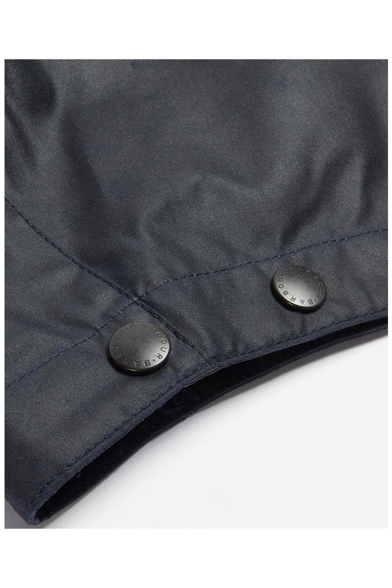 Thornproof Oversize Waxed Cotton Hood, Alternate, color, NAVY DRESS