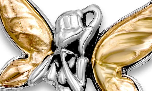 Samuel B. Silver Tinker Bell Pendant In Silver And Gold